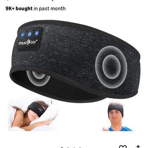 Black Bluetooth Sleep Headband